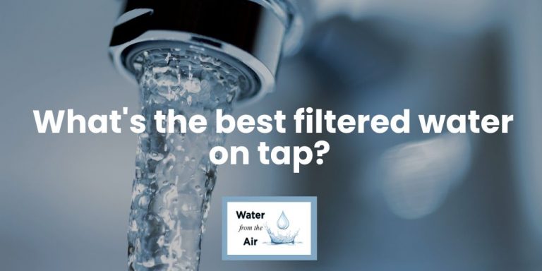 Filtered water on tap