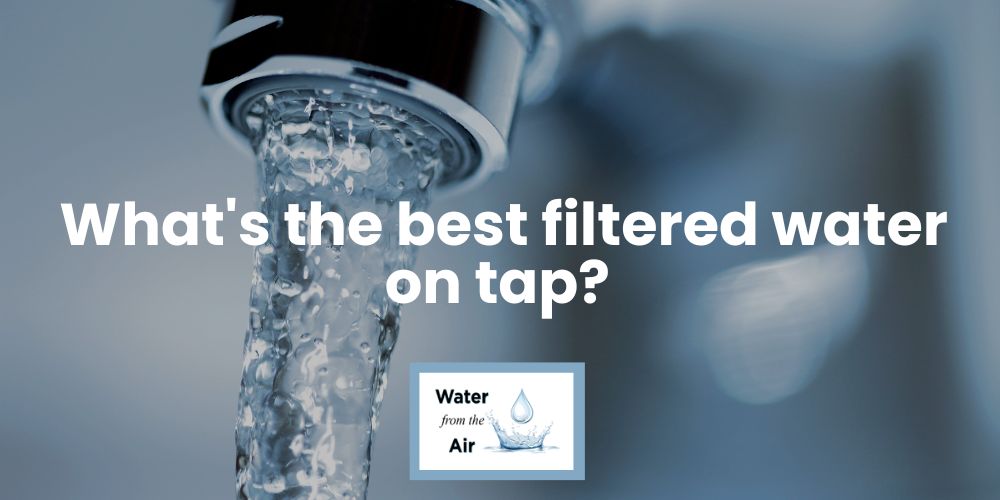 Filtered water on tap